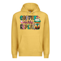 Antique Gold nurse coffee repeat Premium Hoodie - Jasminsmagicworld