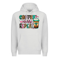 Nurse Coffee Repeat Premium Hoodie | Teevron