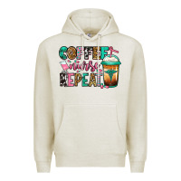 Oatmeal Heather nurse coffee repeat Premium Hoodie - Jasminsmagicworld