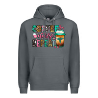 Rock nurse coffee repeat Premium Hoodie - Jasminsmagicworld