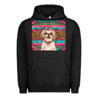 Pigment Black shih tzu floral tumbler Urban Hoodie - Artiststas