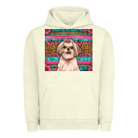 Pigment Pistachio shih tzu floral tumbler Urban Hoodie - Artiststas