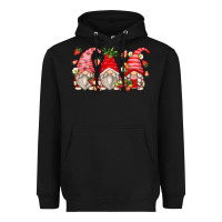 Black strawberry gnomes Heavyweight Hoodie - Zillion Design Studio
