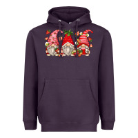 Plum strawberry gnomes Heavyweight Hoodie - Zillion Design Studio