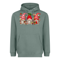 Sage strawberry gnomes Heavyweight Hoodie - Zillion Design Studio