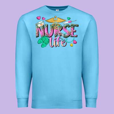 Nurse Life Premium Sweatshirt Designed By Texasbilliewilder