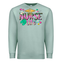 Seafoam nurse life Premium Sweatshirt - texasbilliewilder