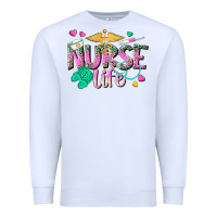 White nurse life Premium Sweatshirt - texasbilliewilder