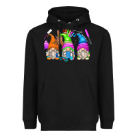 Black nail tech gnomes Heavyweight Hoodie - Zillion Design Studio
