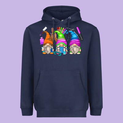 Heavyweight Hoodie nail tech gnomes