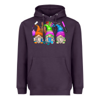 Plum nail tech gnomes Heavyweight Hoodie - Zillion Design Studio