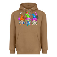 Toasted Coconut nail tech gnomes Heavyweight Hoodie - Zillion Design Studio