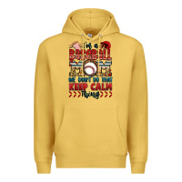 Antique Gold i'm a baseball mom we don't do that keep calm thin Premium Hoodie - Jasminsmagicworld