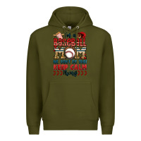 Army Green i'm a baseball mom we don't do that keep calm thin Premium Hoodie - Jasminsmagicworld