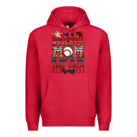 Cardinal i'm a baseball mom we don't do that keep calm thin Premium Hoodie - Jasminsmagicworld