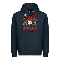 Navy i'm a baseball mom we don't do that keep calm thin Premium Hoodie - Jasminsmagicworld