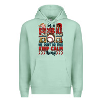 Seafoam i'm a baseball mom we don't do that keep calm thin Premium Hoodie - Jasminsmagicworld