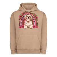 Pigment Burro shih tzu floral rainbow Urban Hoodie - Artiststas