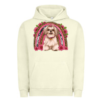 Pigment Pistachio shih tzu floral rainbow Urban Hoodie - Artiststas