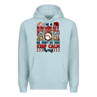 Blue Mist i'm a baseball mom we don't do that keep calm thin Premium Hoodie - Jasminsmagicworld
