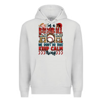Dove Grey i'm a baseball mom we don't do that keep calm thin Premium Hoodie - Jasminsmagicworld
