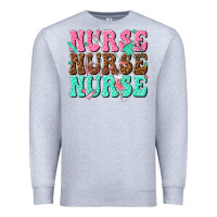 Heather Grey nurse nurse nurse Premium Sweatshirt - texasbilliewilder