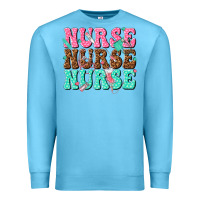 Ocean Blue nurse nurse nurse Premium Sweatshirt - texasbilliewilder