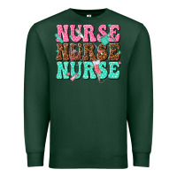 Sports Green nurse nurse nurse Premium Sweatshirt - texasbilliewilder