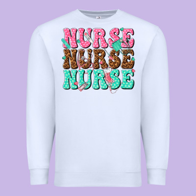 Nurse Nurse Nurse Premium Sweatshirt Designed By Texasbilliewilder