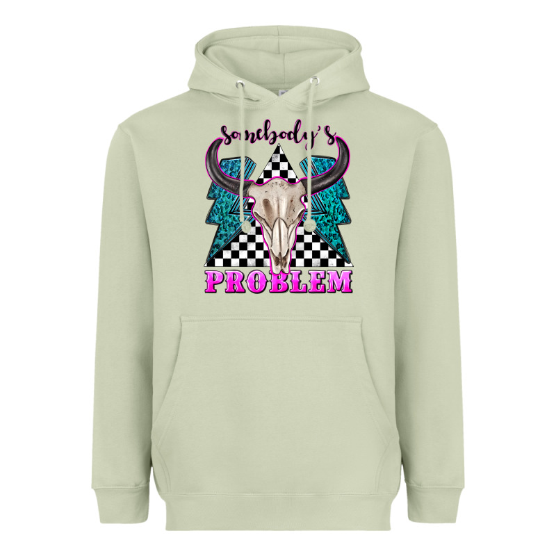 Somebodys Problem Heavyweight Hoodie by texasbilliewilder | Teevron