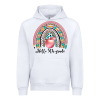 White hello 5th grade Urban Hoodie - JahusDesignShop