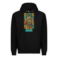 Black i hate everyone but coffee helps western skeleton coffee sunflowers 12 Premium Hoodie - Artiststas