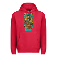 Cardinal i hate everyone but coffee helps western skeleton coffee sunflowers 12 Premium Hoodie - Artiststas