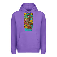 Purple i hate everyone but coffee helps western skeleton coffee sunflowers 12 Premium Hoodie - Artiststas