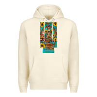 Sandshell i hate everyone but coffee helps western skeleton coffee sunflowers 12 Premium Hoodie - Artiststas