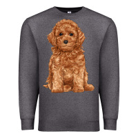 Charcoal Heather toy poodle Premium Sweatshirt - RanaPortraitStore