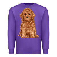Purple toy poodle Premium Sweatshirt - RanaPortraitStore