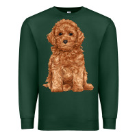 Sports Green toy poodle Premium Sweatshirt - RanaPortraitStore