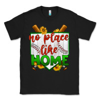 Black no place like home baseball Classic Tee - BundleAndBundleShop
