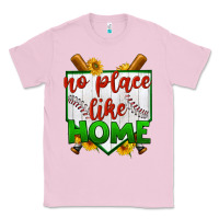 Bubblegum Pink no place like home baseball Classic Tee - BundleAndBundleShop