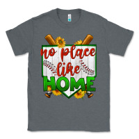 Charcoal Heather no place like home baseball Classic Tee - BundleAndBundleShop