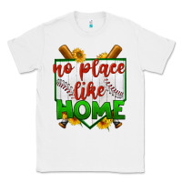 White no place like home baseball Classic Tee - BundleAndBundleShop