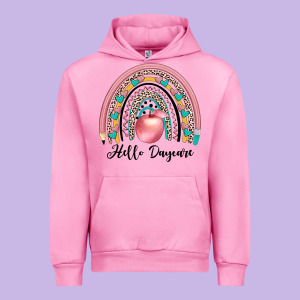 Hello Daycare Urban Hoodie Designed By Jahusdesignshop