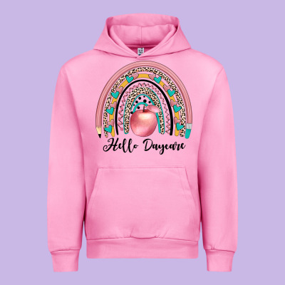 Hello Daycare Urban Hoodie Designed By Jahusdesignshop