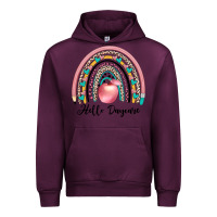Mauve Wine hello daycare Urban Hoodie - JahusDesignShop