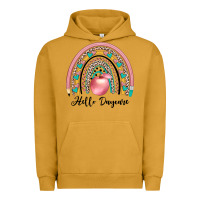 Pigment Peanut Butter hello daycare Urban Hoodie - JahusDesignShop