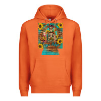 Carrot i hate everyone but coffee helps western skeleton coffee sunflowers 12 Premium Hoodie - Artiststas