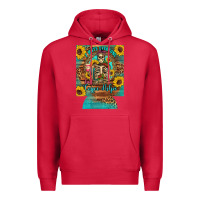 Cardinal i hate everyone but coffee helps western skeleton coffee sunflowers 12 Premium Hoodie - Artiststas