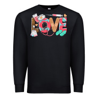 Black nurse love Premium Sweatshirt - texasbilliewilder