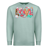 Seafoam nurse love Premium Sweatshirt - texasbilliewilder